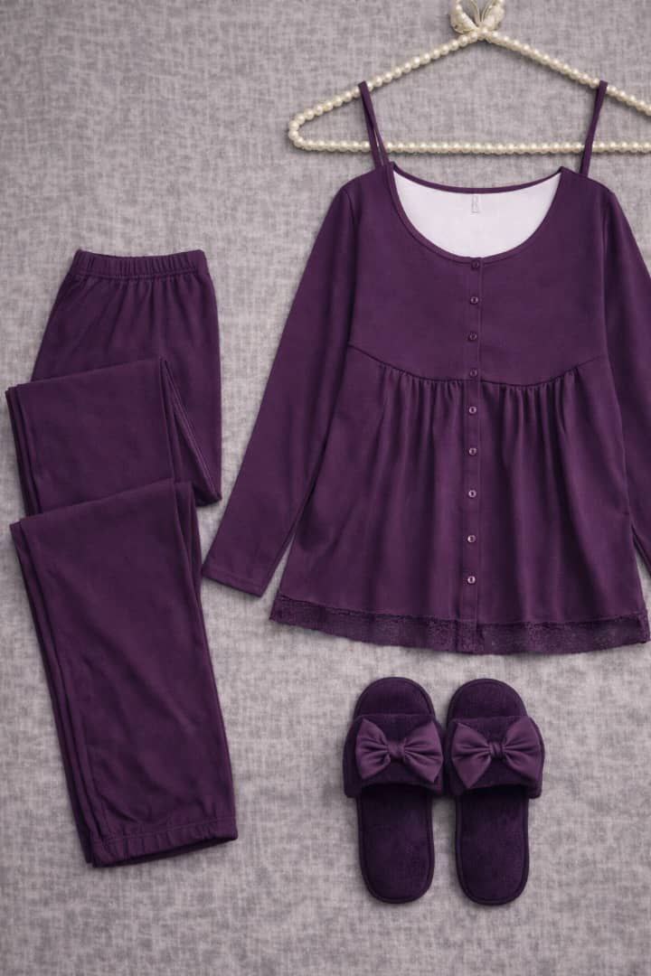 قميص نوم نسائي من القطن% 100